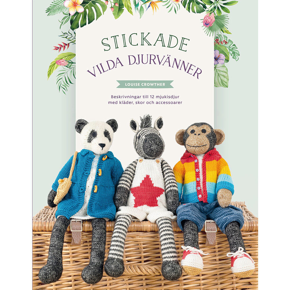 Louise Crowther Stickade vilda djurvänner (inbunden)