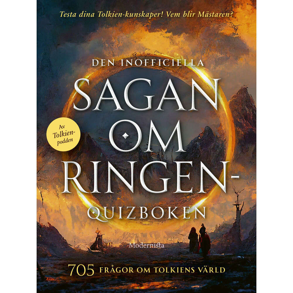 Modernista Den inofficiella Sagan om ringen-quizboken (bok, danskt band)