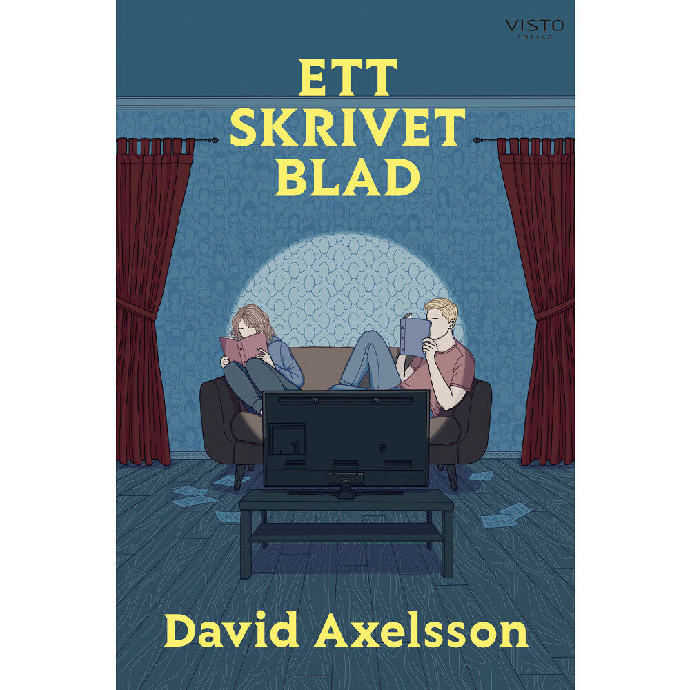 David Axelsson Ett skrivet blad (bok, danskt band)