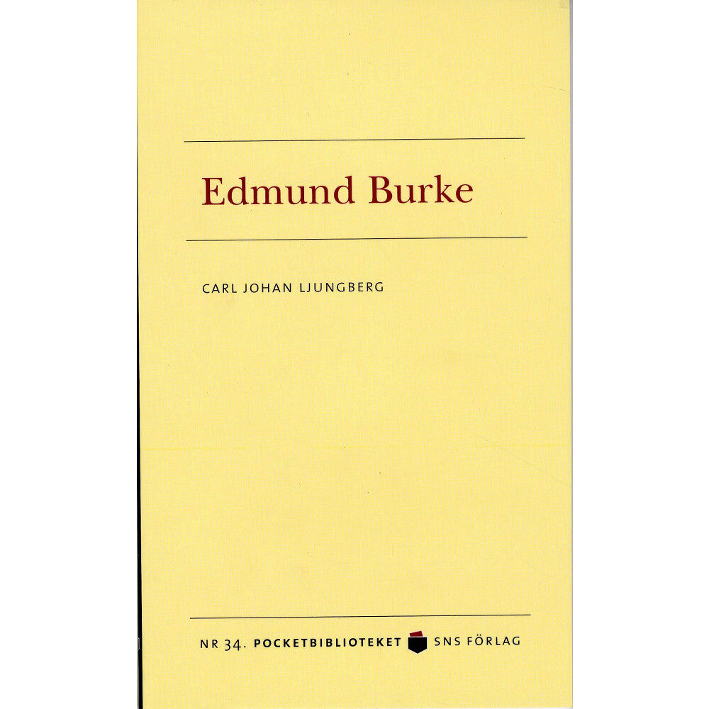 Carl Johan Ljungberg Edmund Burke (pocket)