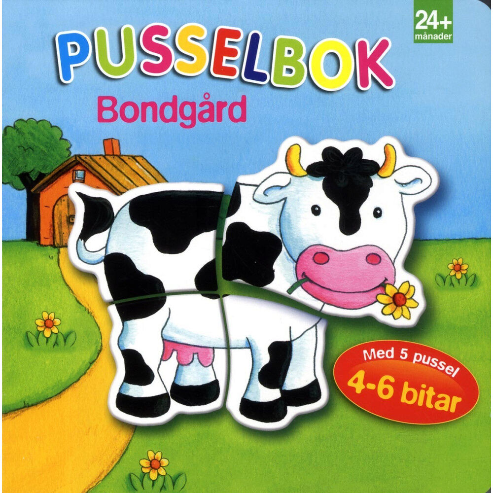 Stevali Pusselbok bondgård (bok, board book)