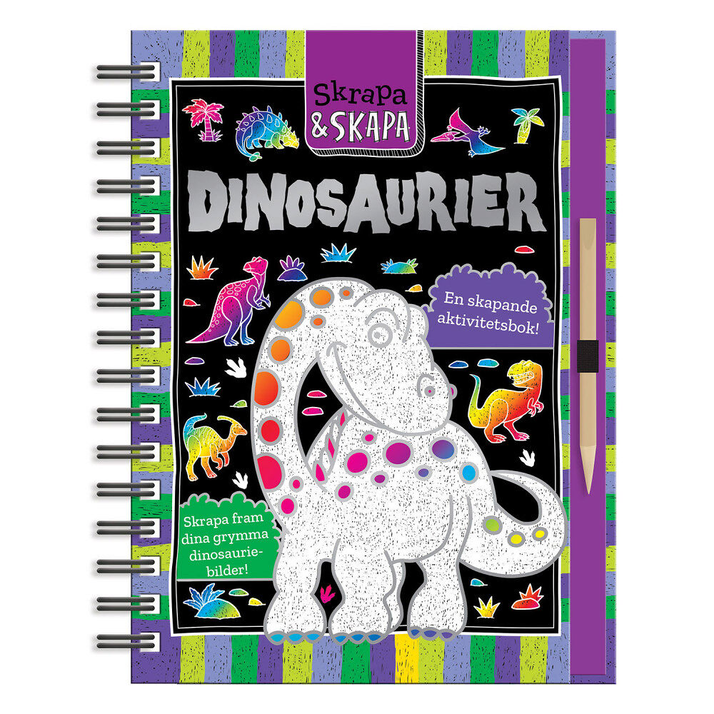 Barthelson Förlag Dinosaurier : en skapande aktivitetsbok (bok, spiral)