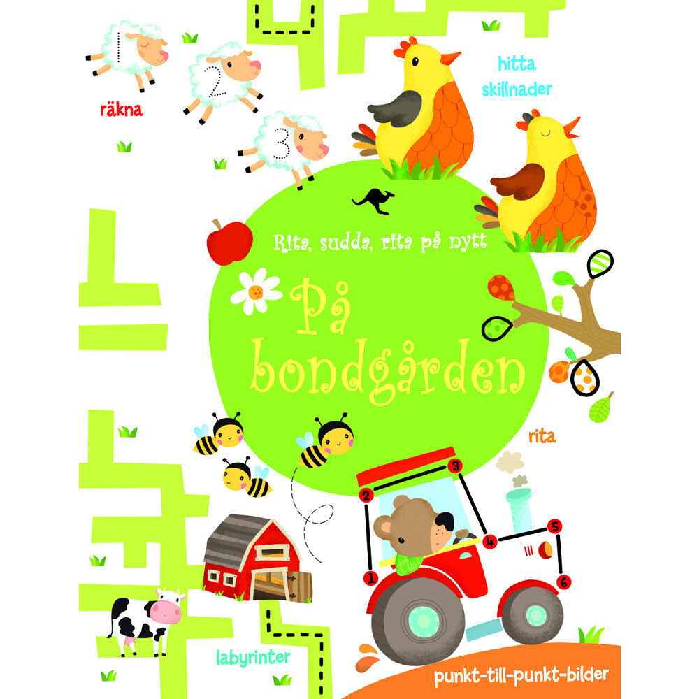 Maria Neradova Rita, sudda, rita på nytt : på bondgården, penna ingår (häftad)