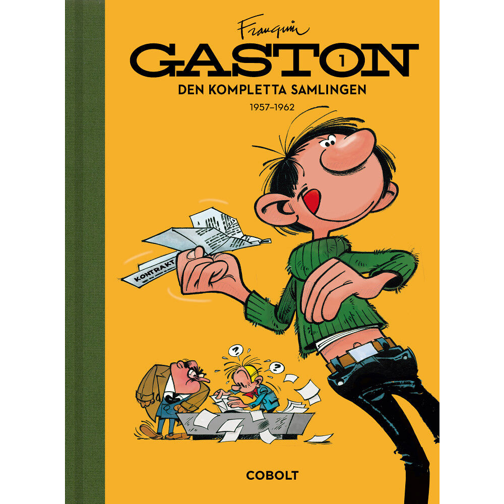 Andre Franquin Gaston. Den kompletta samlingen, Volym 1 (bok, halvklotband)