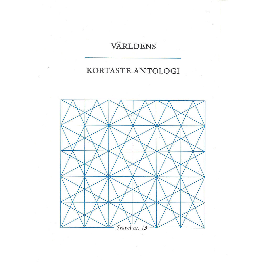 Ida Andersen Världens kortaste antologi (häftad)