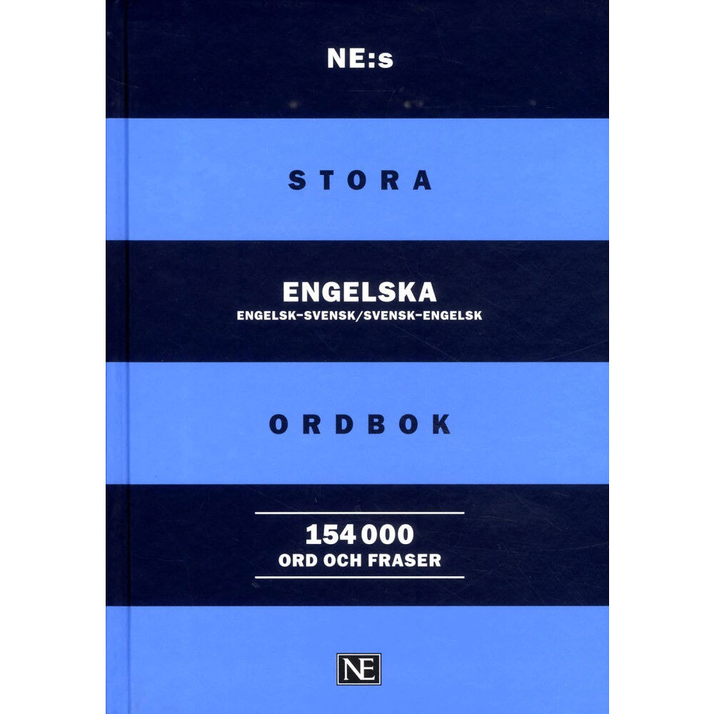 NE Nationalencyklopedin NE:s stora engelska ordbok : engelsk-svensk/svensk-engelsk 154000 ord och f (inbunden)