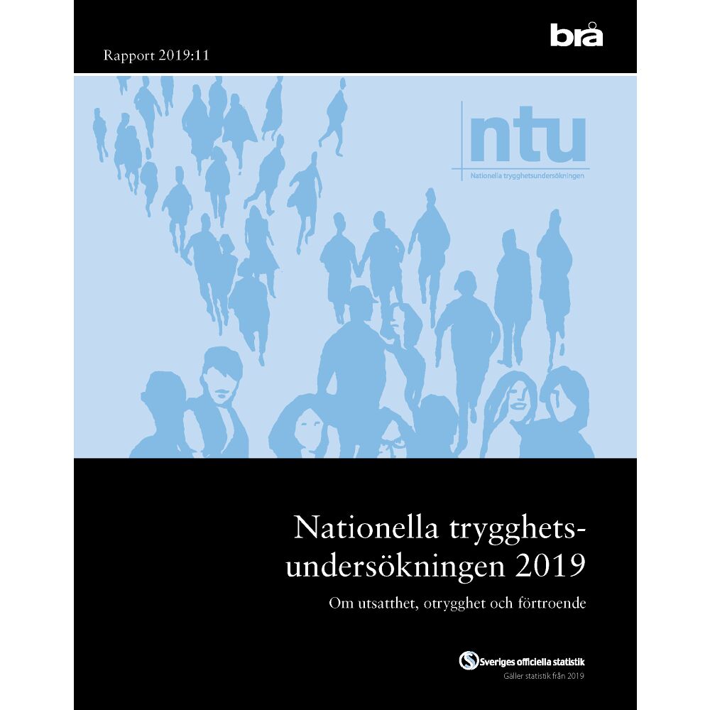 Brottsförebyggande rådet/Brå Nationella trygghetsundersökningen NTU 2019. Brå rapport 2019:11 : Om utsat (bok)