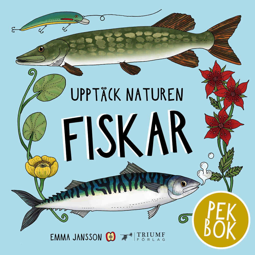 Emma Jansson Fiskar - pekbok (inbunden)