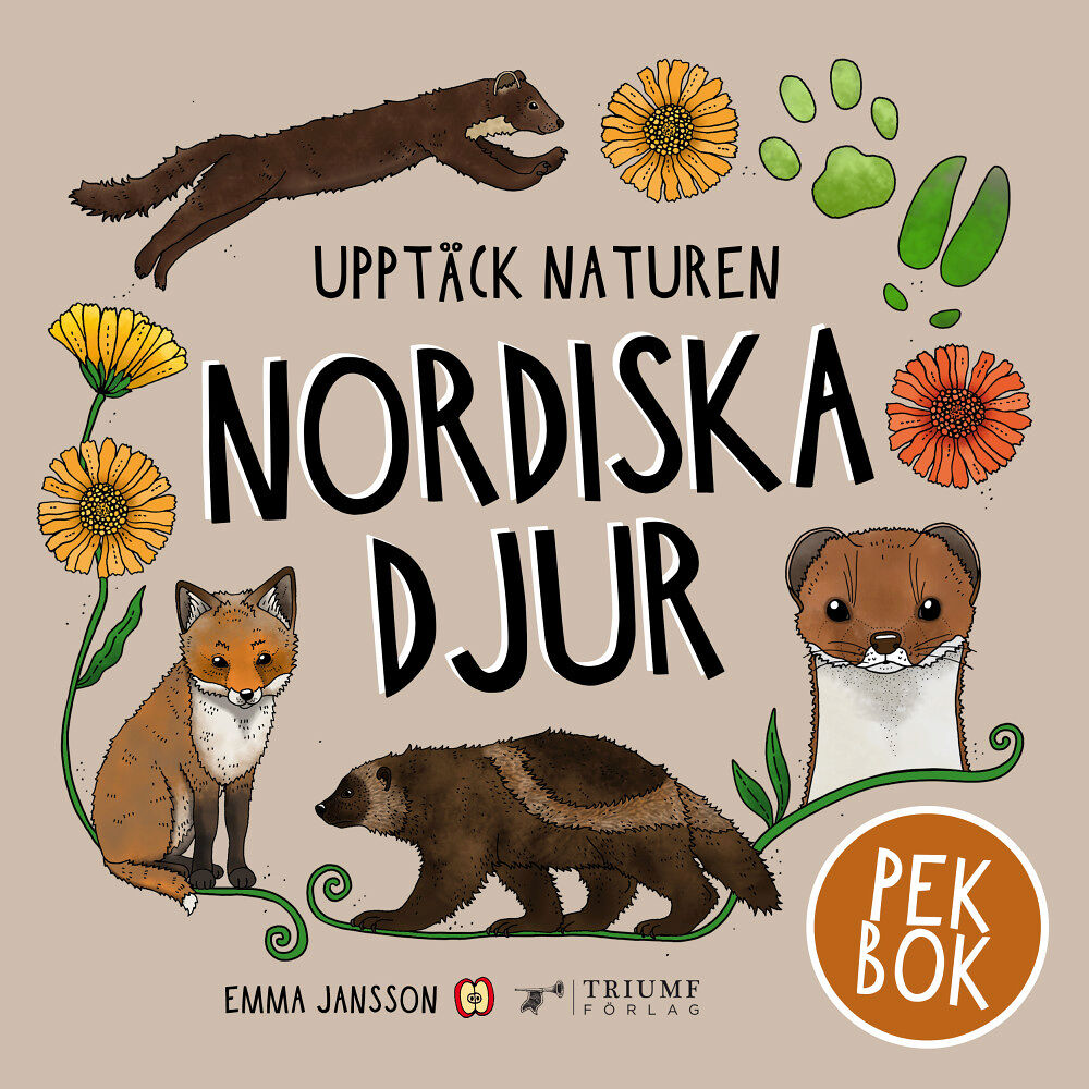 Emma Jansson Nordiska djur - pekbok (inbunden)