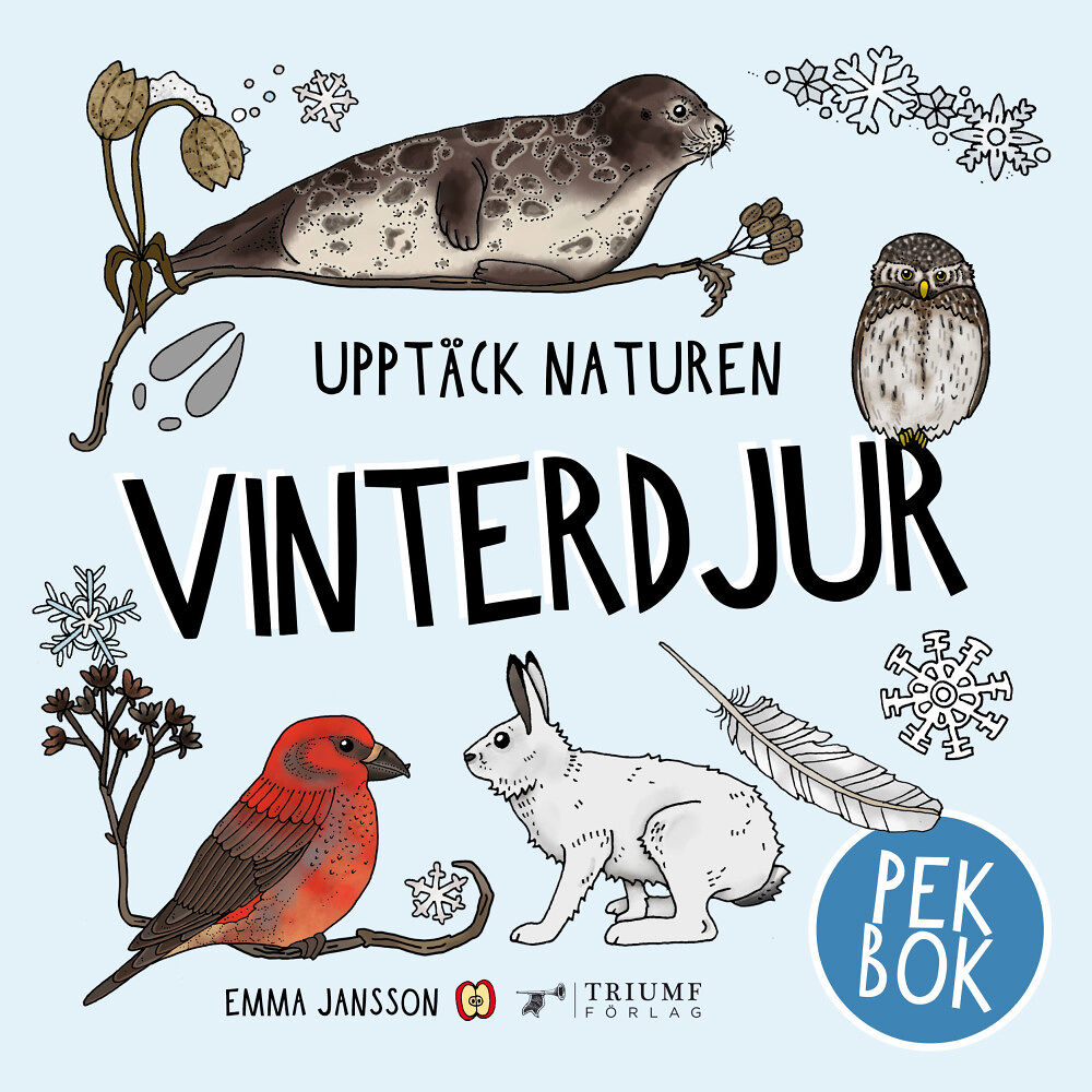 Emma Jansson Vinterdjur - pekbok (inbunden)