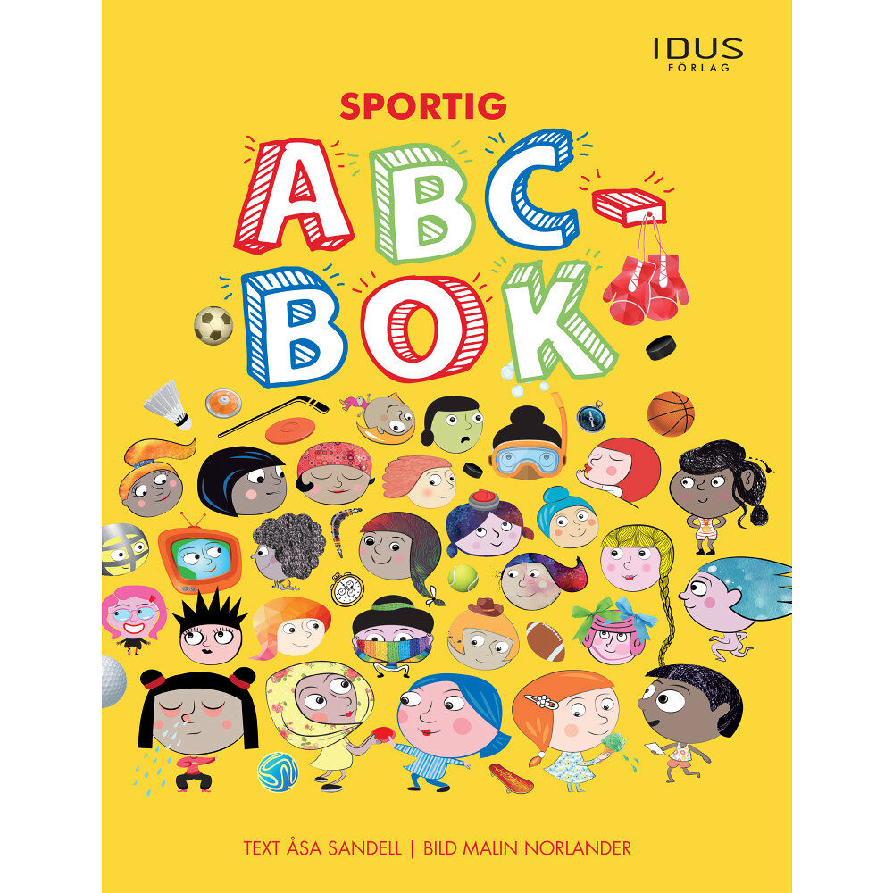 Åsa Sandell Sportig ABC-bok (inbunden)