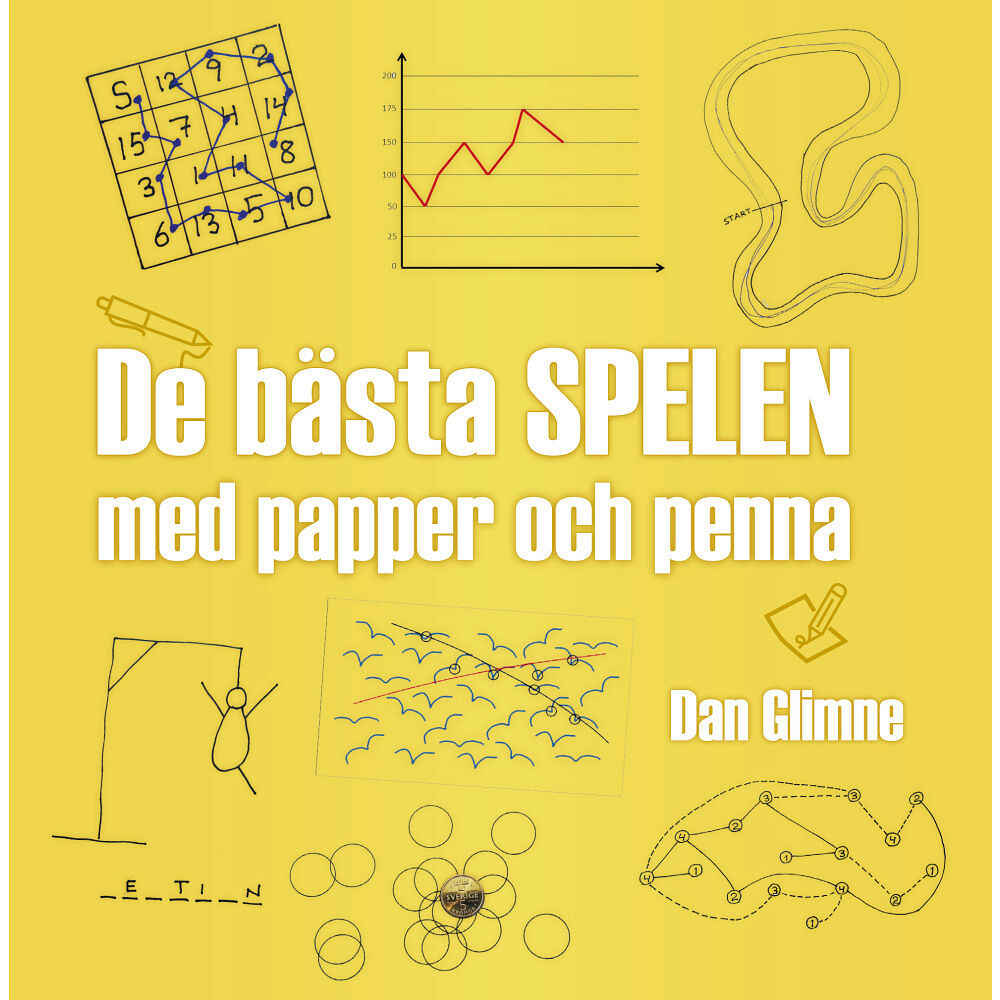 Dan Glimne De bästa spelen med papper och penna (inbunden)