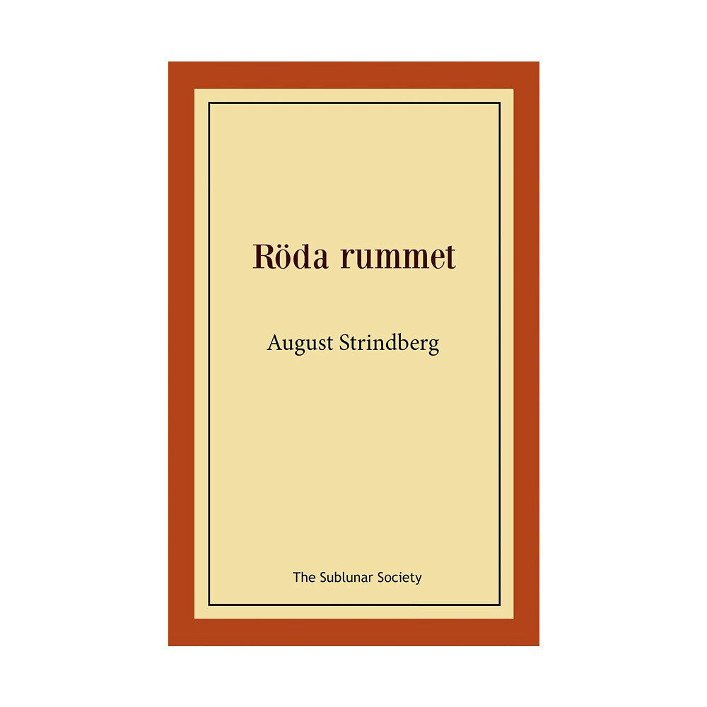 August Strindberg Röda rummet (häftad)