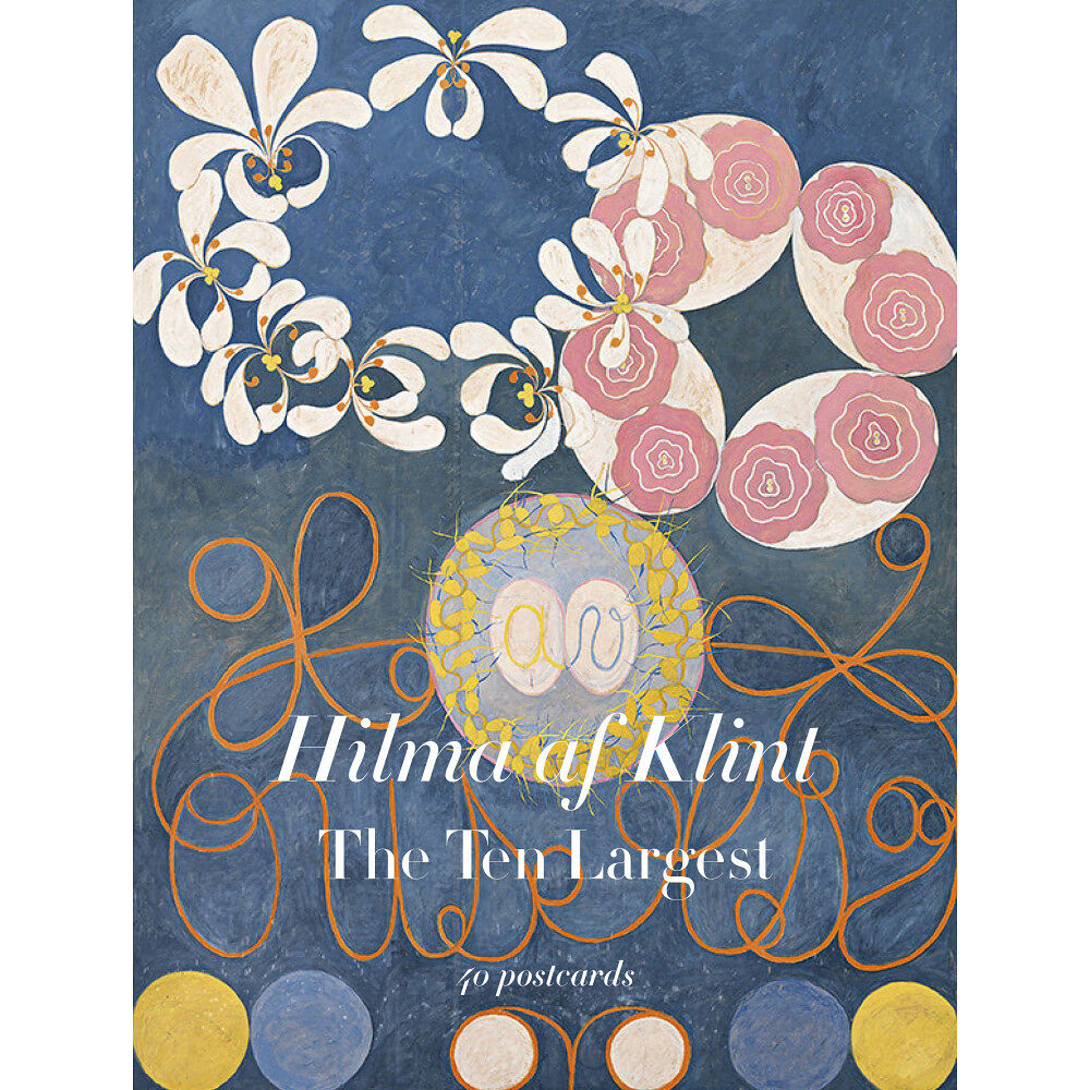 Bokförlaget Stolpe Hilma af Klint: The Ten Largest - Vykortslåda (bok)