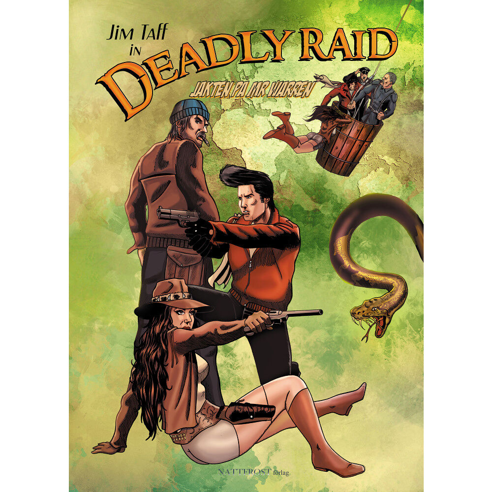 Raymond Husac Jim Taffs äventyr - Deadly Raid - Jakten på Mr Warren (häftad)