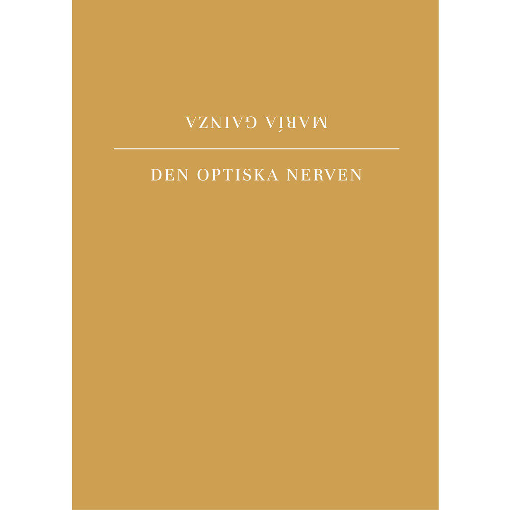 María Gainza Den optiska nerven (bok, danskt band)