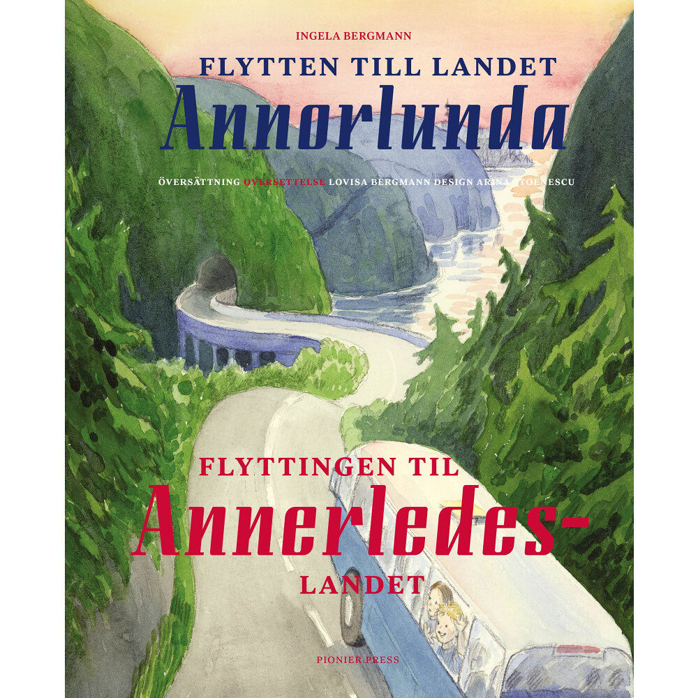 Ingela Bergmann Flytten till landet annorlunda / Flyttingen til Annerledeslandet (häftad)