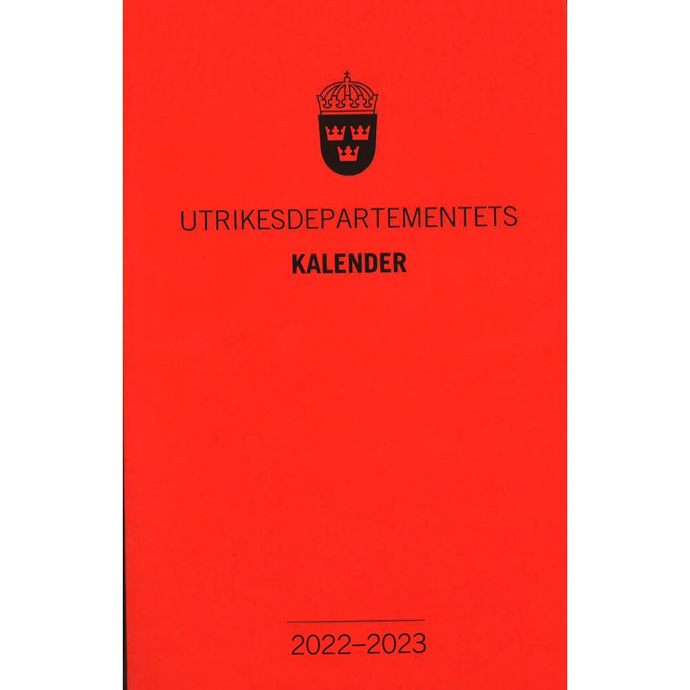 Norstedts Juridik Utrikesdepartementets kalender 2022-2023 (häftad)