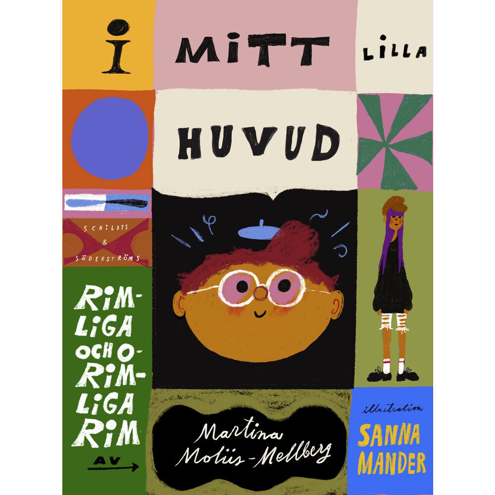 Martina Moliis-Mellberg I mitt lilla huvud : rimliga och orimliga rim (bok, kartonnage)