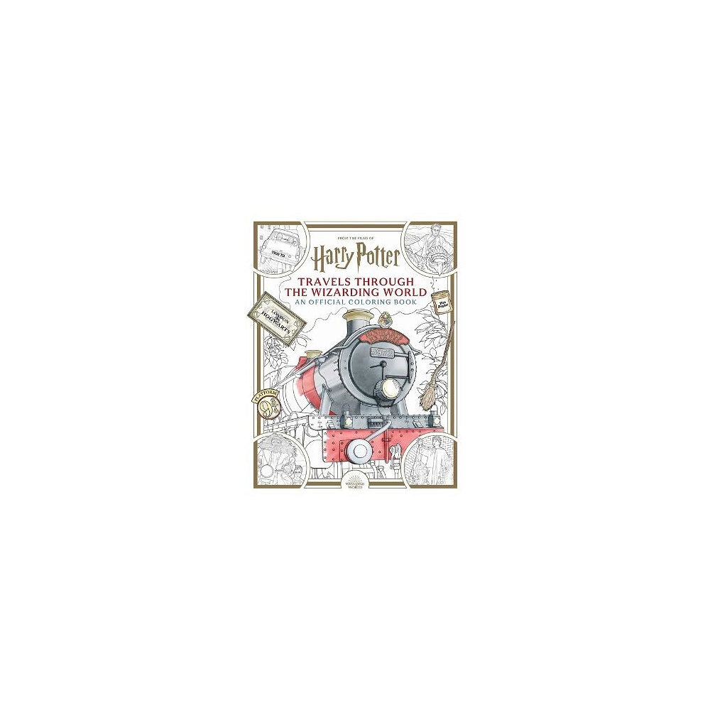 Simon & Schuster Harry Potter: Travels Through the Wizarding World: An Official Coloring Boo (häftad, eng)