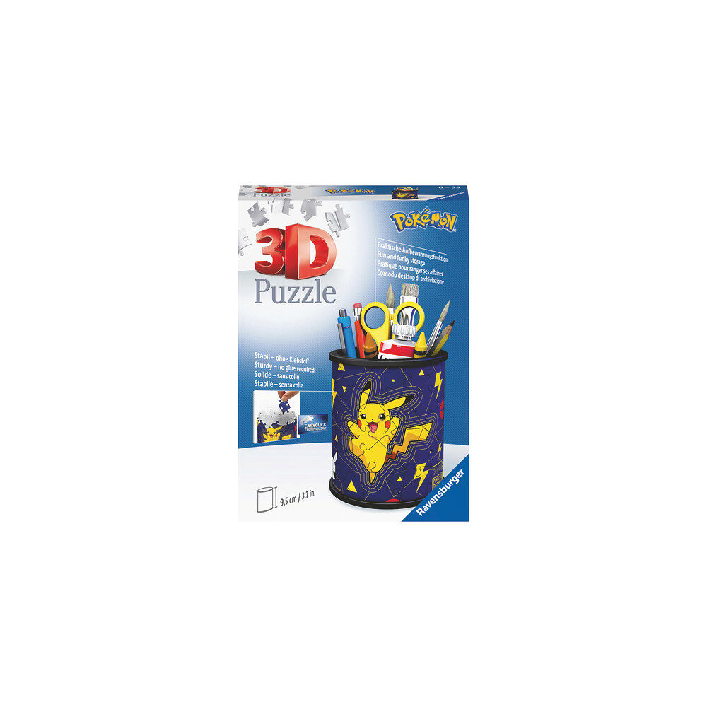 Ravensburger Pussel 3D, pennställ Pokémon, 54 bitar