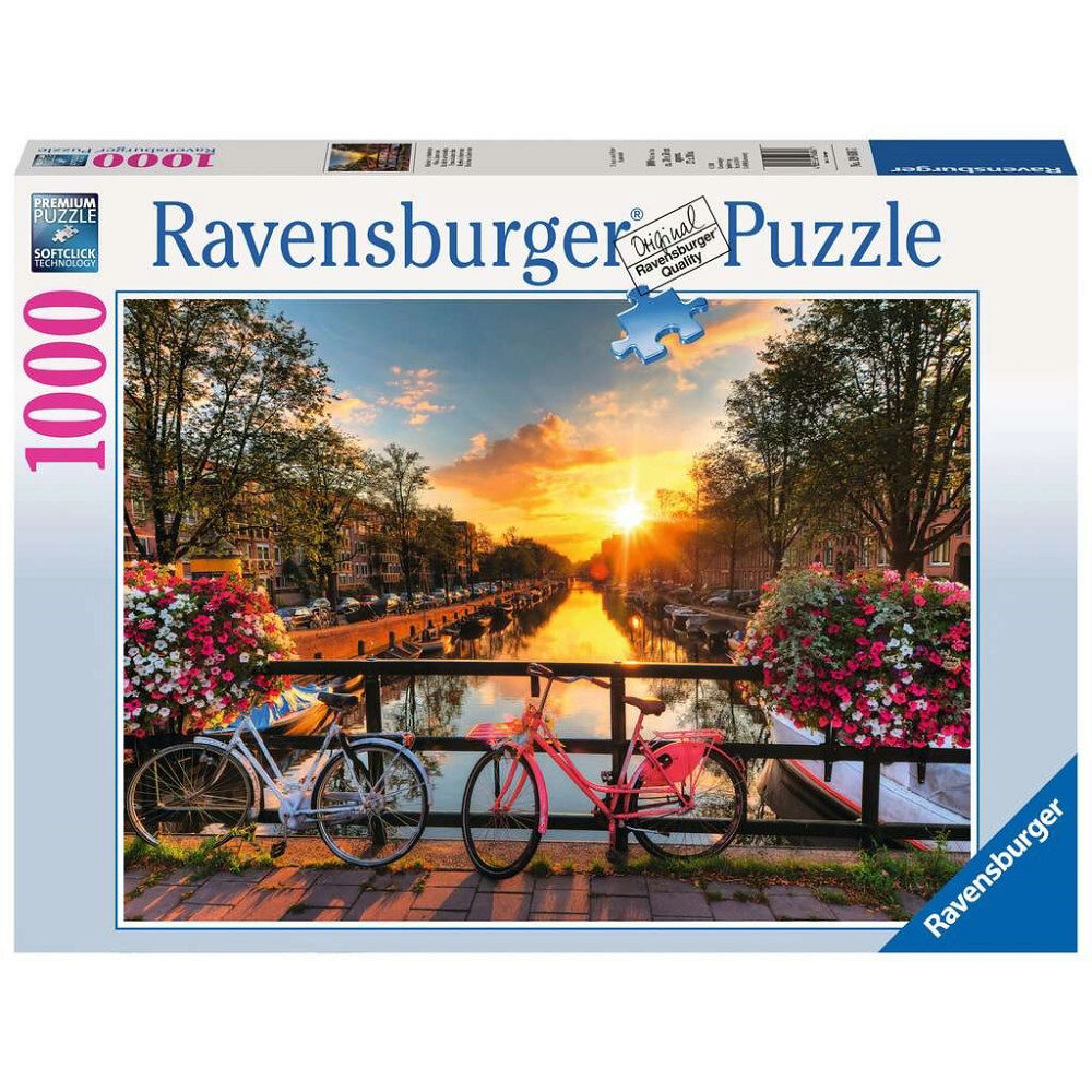 Ravensburger Bicycles in Amsterdam - 1000-bitars pussel