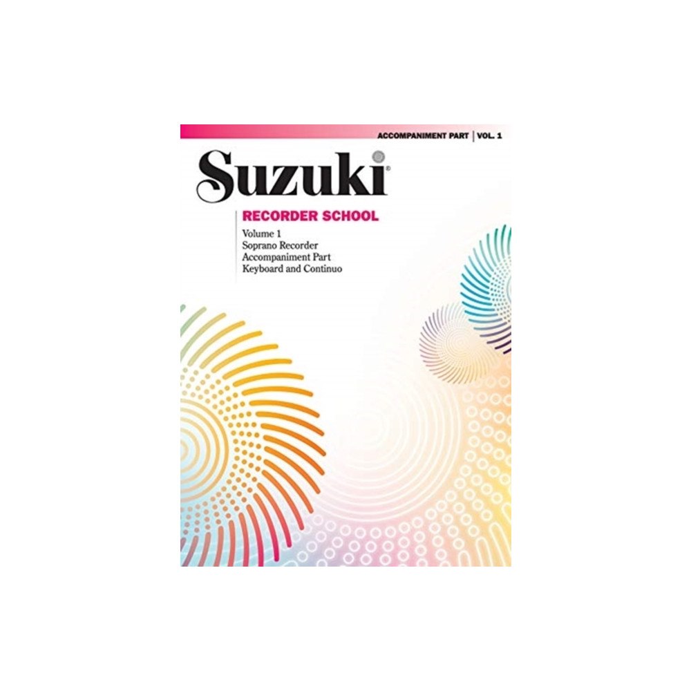 Notfabriken Suzuki recorder 1 pi acc (häftad, eng)