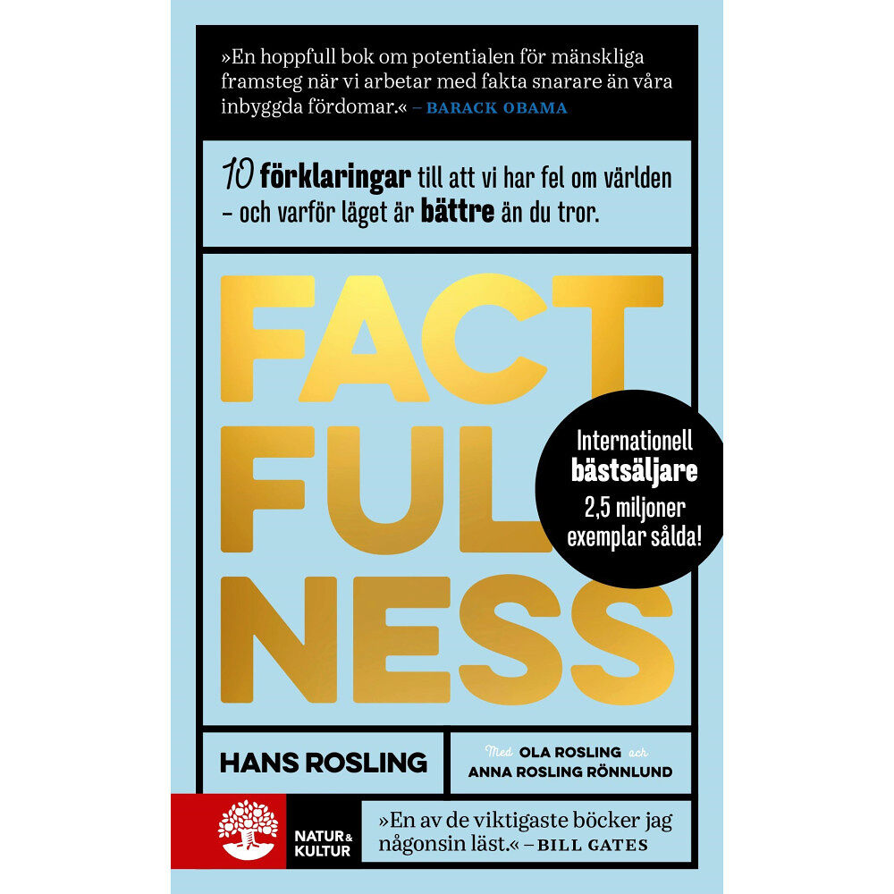 Hans Rosling Factfulness : tio knep som hjälper dig förstå världen (bok, storpocket)