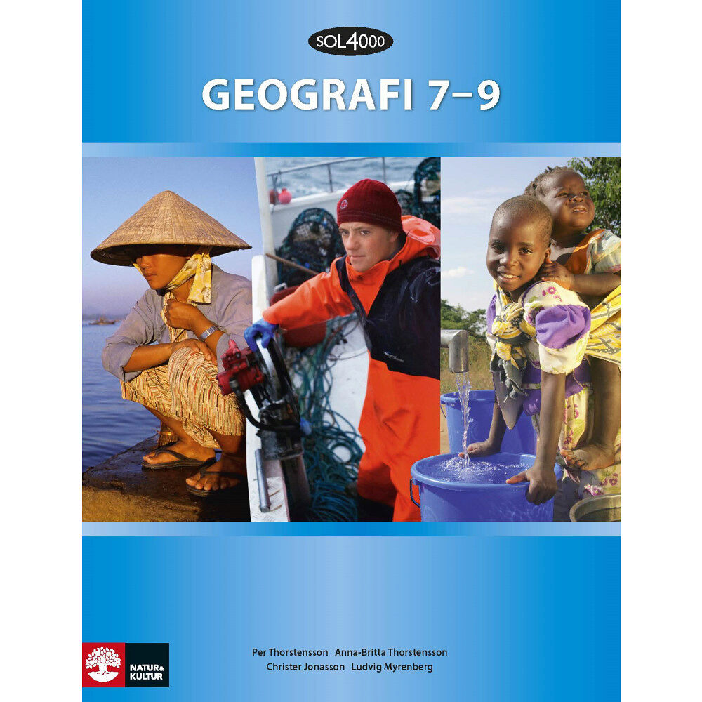 Christer Jonasson SOL 4000 Geografi Stadiebok 7-9 (häftad)