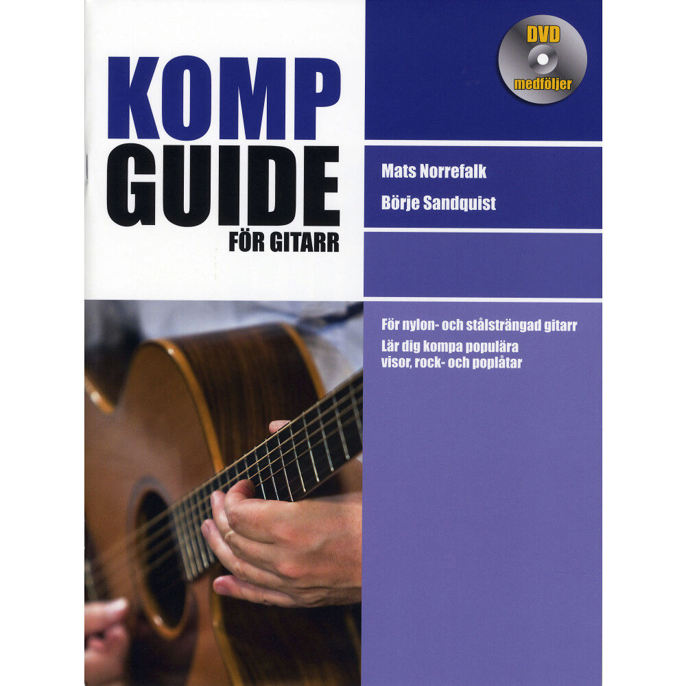 Börje Sandquist Kompguide för gitarr inkl DVD (häftad)