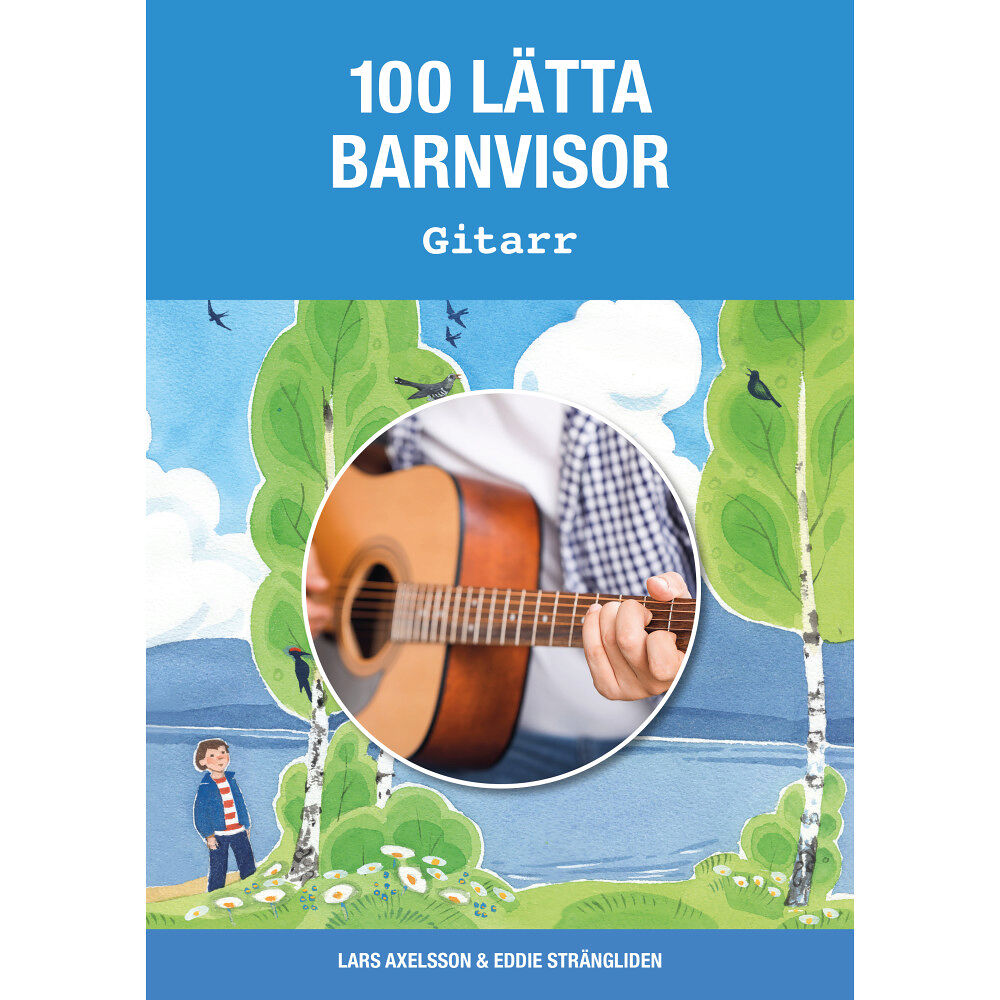 Notfabriken 100 lätta barnvisor gitarr (häftad)