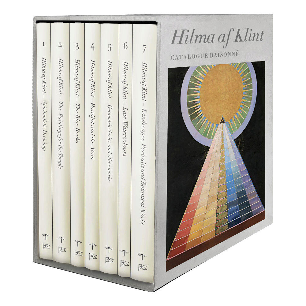 Bokförlaget Stolpe Hilma af Klint Catalogue Raisonné kassett (utan böcker) (bok)