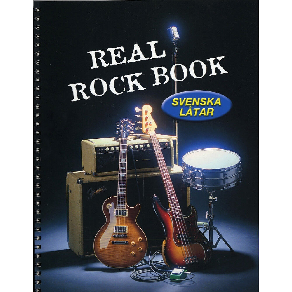 Notfabriken Real Rock Book : svenska låtar (bok, spiral)
