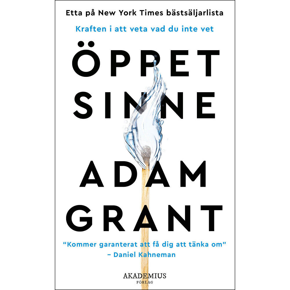 Adam Grant Öppet sinne : kraften i att veta vad du inte vet (pocket)