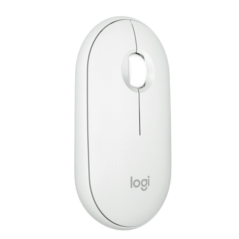 Logitech Logitech Pebble Mouse 2 M350s - mus - Bluetooth 5.2 LE - tonal white