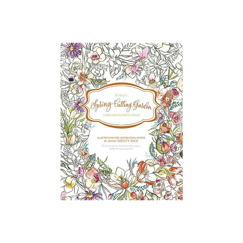 Kristy Rice Kristys spring cutting garden - a watercoloring book (häftad, eng)