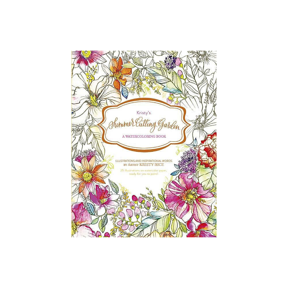 Kristy Rice Kristys summer cutting garden - a watercoloring book (häftad, eng)