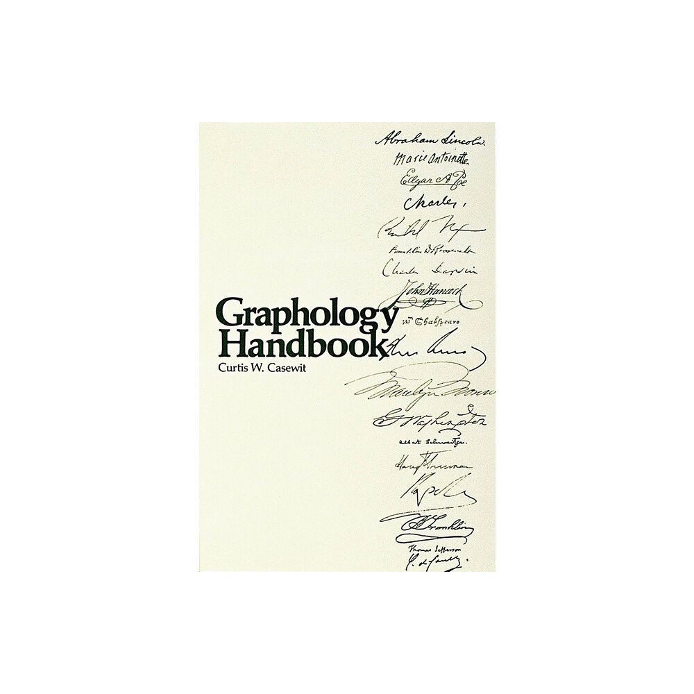 Schiffer Publishing Graphology Handbook (häftad, eng)