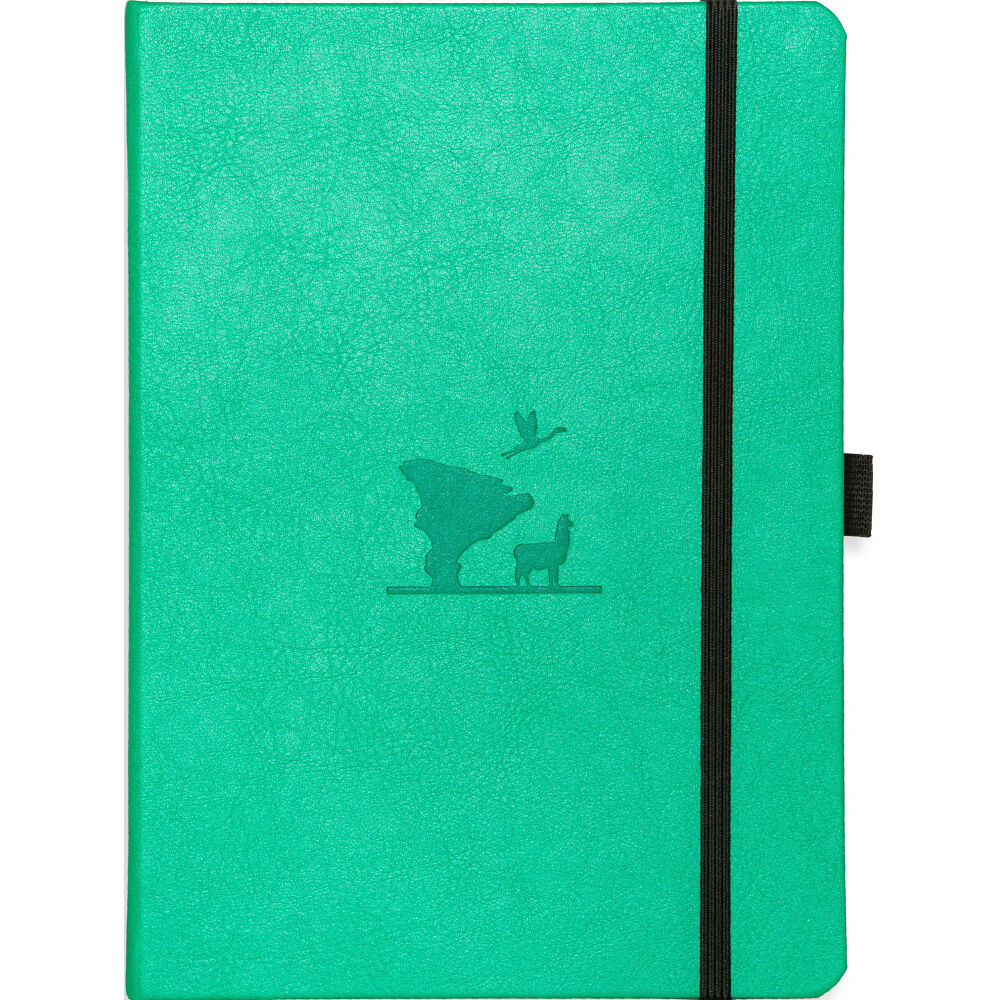 Dingbats*Notebooks LTD Dingbats* Earth A5+ Dotted - Emerald Eduardo Avaroa Notebook