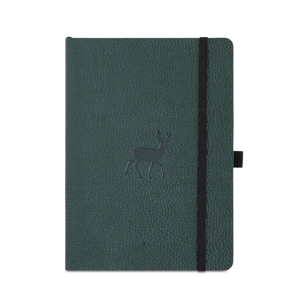 Dingbats*Notebooks LTD Dingbats* Wildlife Soft Cover A5 Lined - Green Deer Notebook