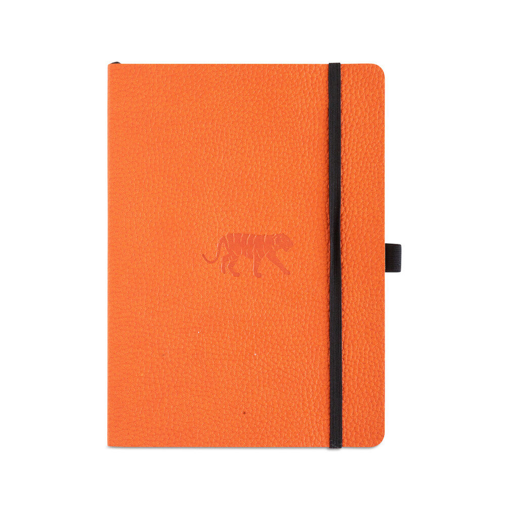 Dingbats*Notebooks LTD Dingbats* Wildlife Soft Cover A5 Lined - Orange Tiger Notebook