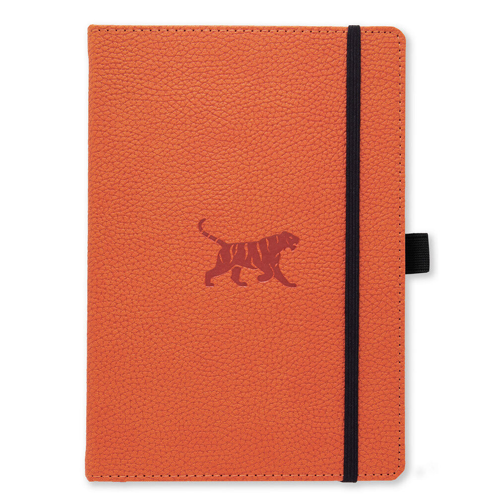 Dingbats*Notebooks LTD Dingbats* Wildlife A5+ Graph - Orange Tiger Notebook