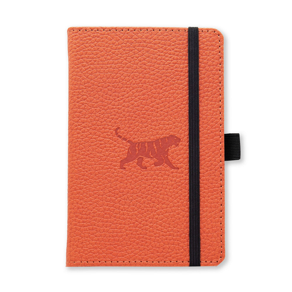 Dingbats*Notebooks LTD Dingbats* Wildlife A6 Pocket Plain - Orange Tiger Notebook