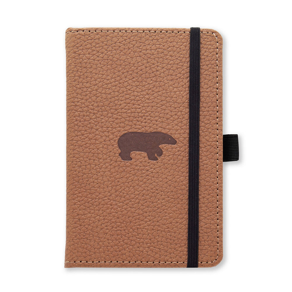 Dingbats*Notebooks LTD Dingbats* Wildlife A6 Pocket Dotted - Brown Bear Notebook