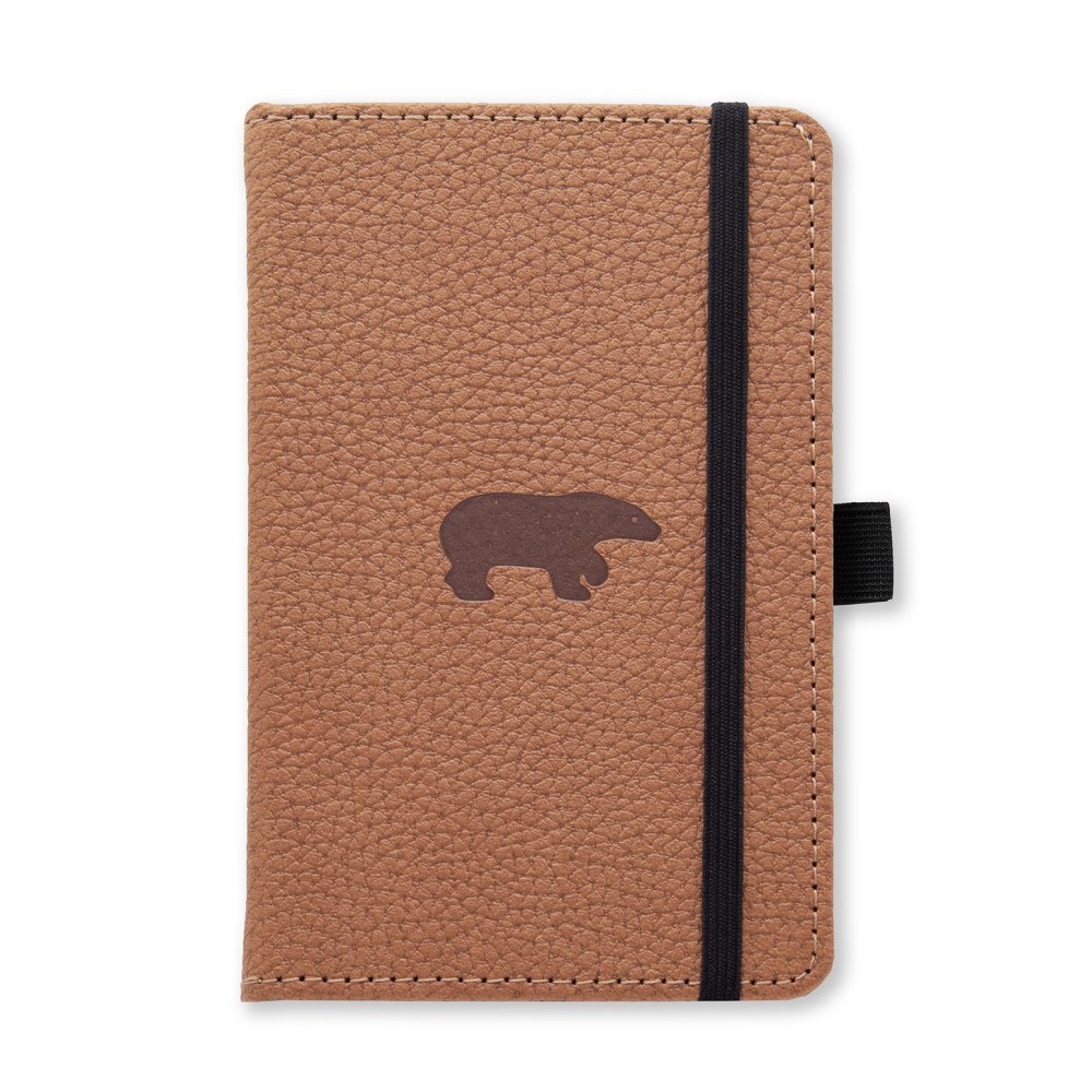 Dingbats*Notebooks LTD Dingbats* Wildlife A6 Pocket Graph - Brown Bear Notebook