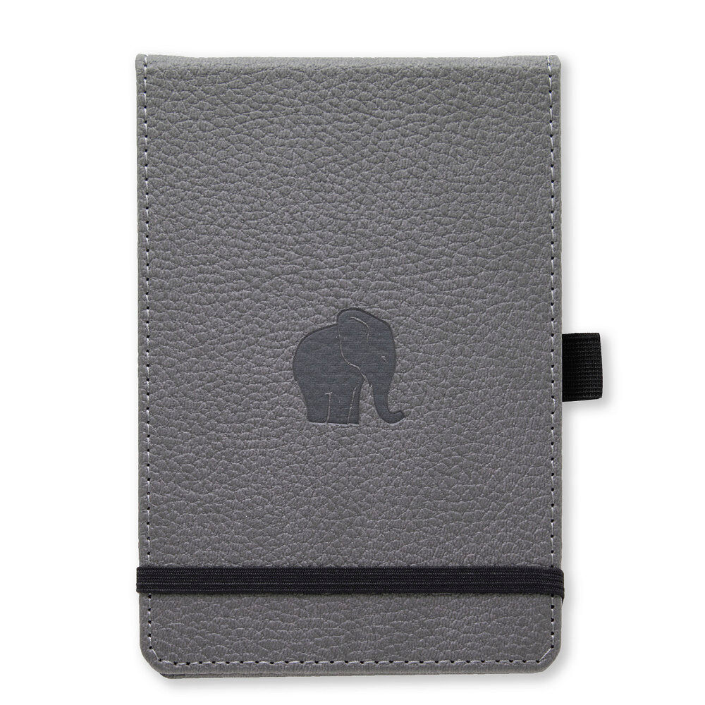 Dingbats*Notebooks LTD Dingbats* Wildlife A6+ Reporter Lin - Grey Elephant Notebook