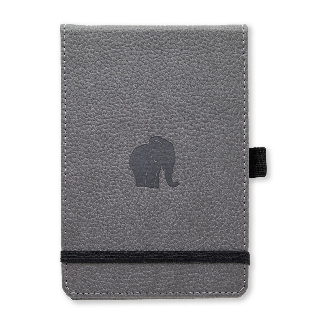 Dingbats*Notebooks LTD Dingbats* Wildlife A6+ Reporter Gra - Grey Elephant Notebook