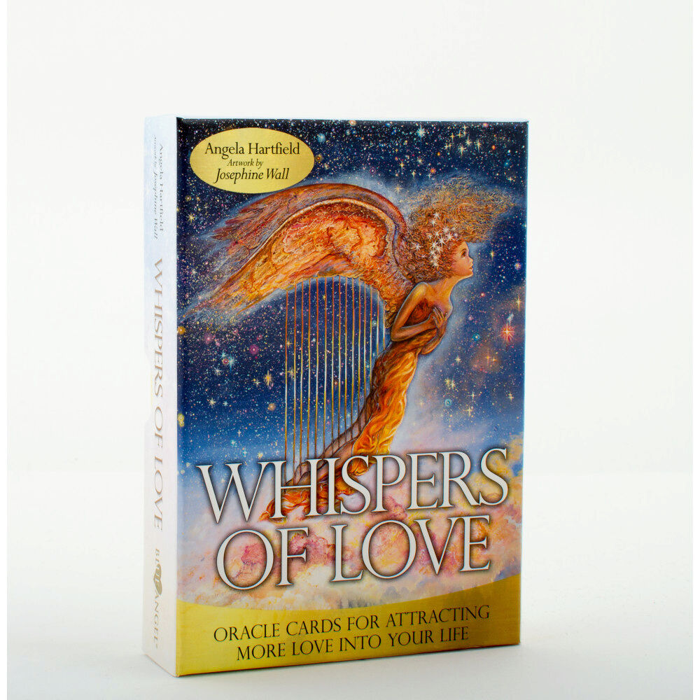 Angela Hartfield WHISPERS OF LOVE: Oracle Cards For Attracting More Love Into Your Life (deck & guidebook)