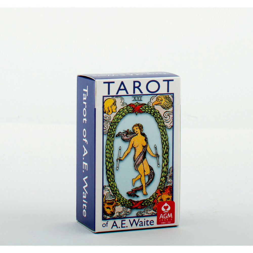 Pamela Colman Smith A.E. Waite Tarot Mini Blue Edition