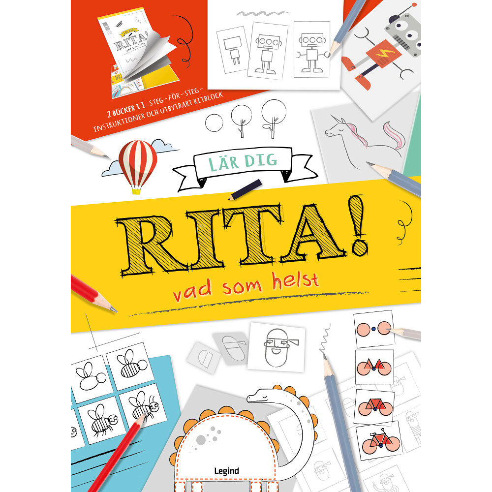 Chris Stanley Lär dig rita! - vad som helst : bok och ritblock (inbunden)